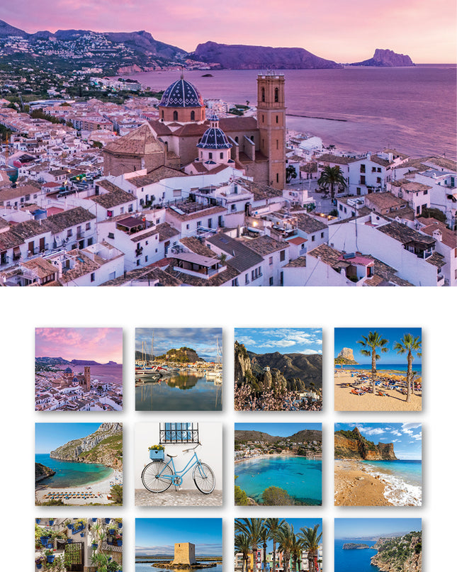 Cal. 2026 Pared (30x30 Cm) Costa Blanca