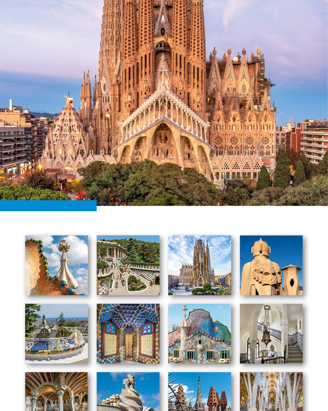 Cal. 2026 Pared (30x30 Cm) Gaudí-1 B (sagrada Familia)