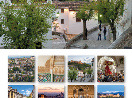 Cal. 2026 Pared (30x30 Cm) Granada Y La Alhambra