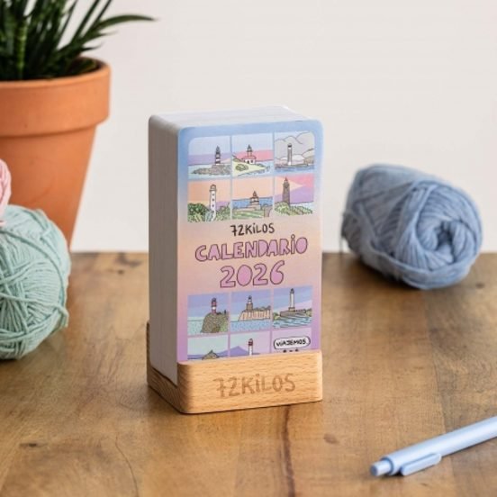 Calendario Mesa De Tarjetas 72 Kilos