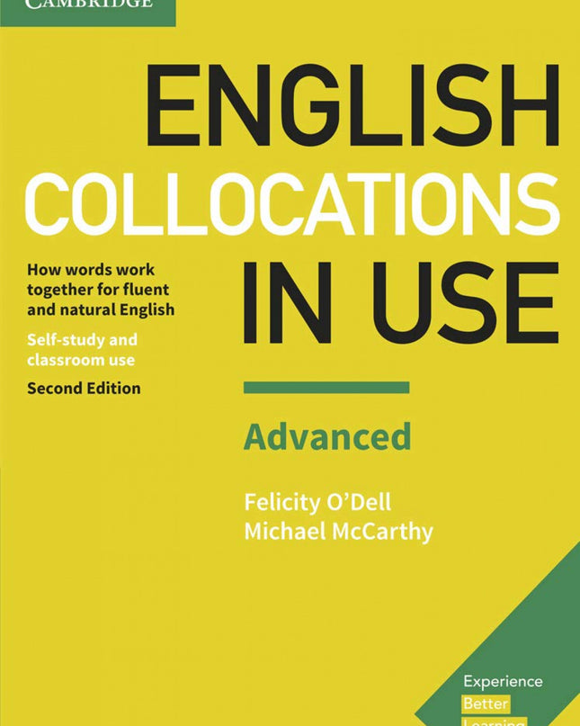 English Collocations In Use Advanced With Key 2017