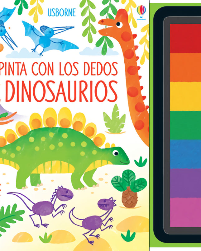 Dinosaurios Pinta Con Los Dedos