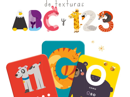 Mis Cartas De Texturas Abc Y 123