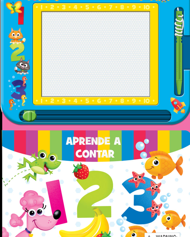 Aprende A Contar (libro+pizarra Magnética)