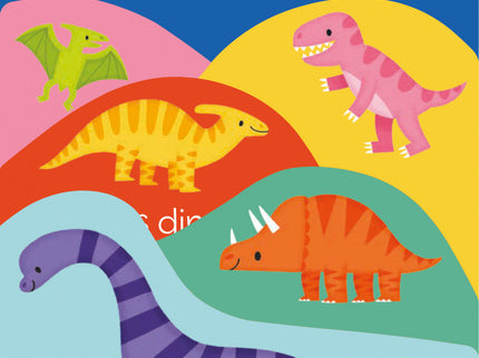 Pasos De Dinosaurios De Colores