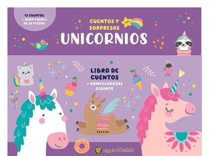 Unicornios (caja Con Libro+puzle) ('cuentos Y Sorpresas')
