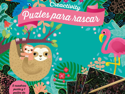 Creactivity. Jungla. Puzzles Para Rascar