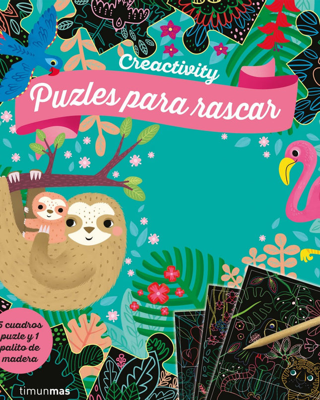 Creactivity. Jungla. Puzzles Para Rascar
