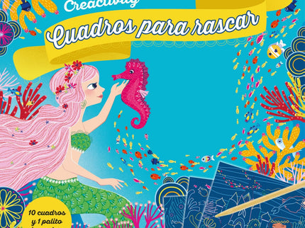 Creactivity. Sirenas. Cuadros Para Rascar