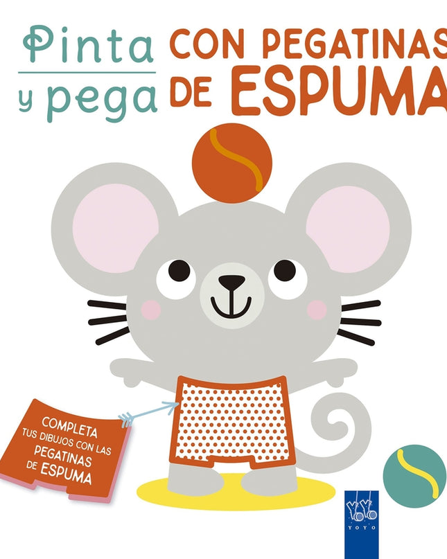 Pinta Y Pega Con Pegatinas De Espuma. Naranja