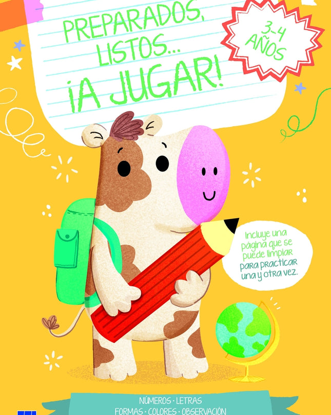 Preparados, Listos... ¡a Jugar! 3-4 Años Naranja