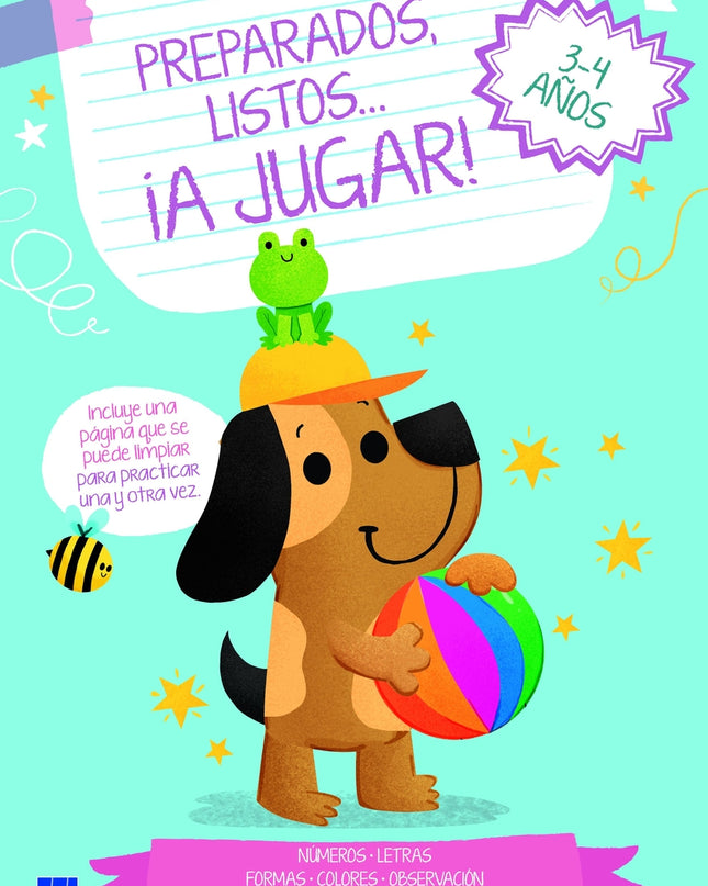 Preparados, Listos... ¡a Jugar! 3-4 Años Azul