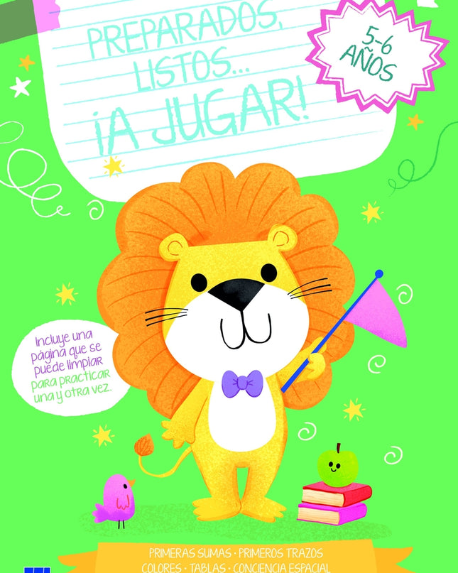 Preparados, Listos... ¡a Jugar! 5-6 Años Verde