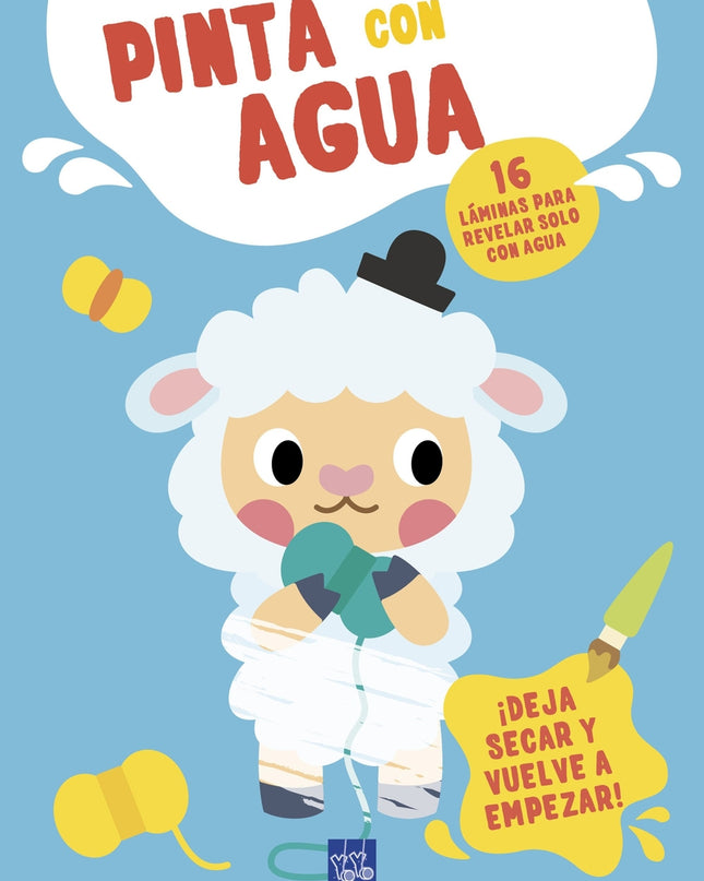 Pinta Con Agua. Oveja