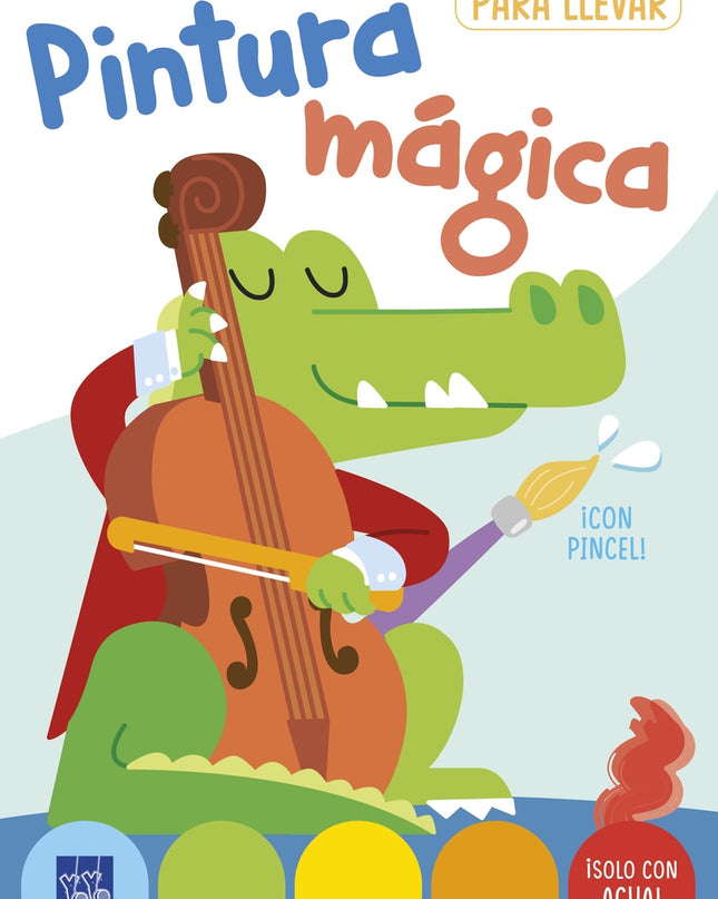 Pintura Mágica Para Llevar. Cocodrilo
