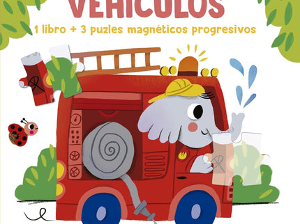 Lee Y Juega Con Puzles Magnéticos. Los Vehículos