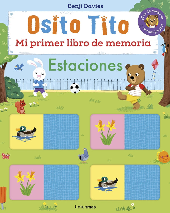 Osito Tito. Mi Primer Libro De Memoria. Estaciones