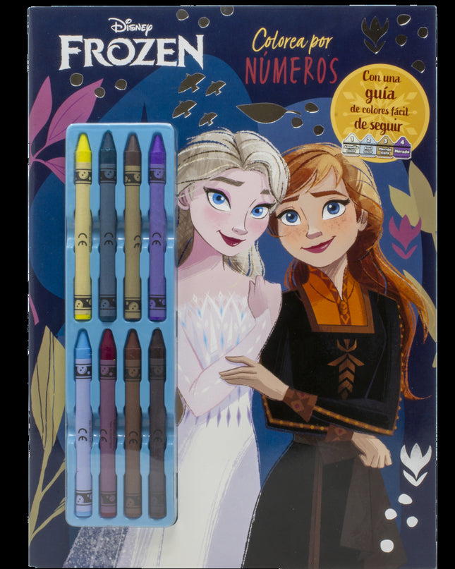 Frozen. Colorea Por Números Con Ceras