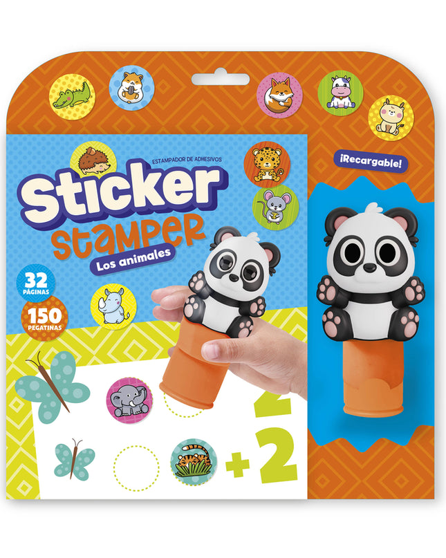 Sticker Stamper - Animales (formato Blister)