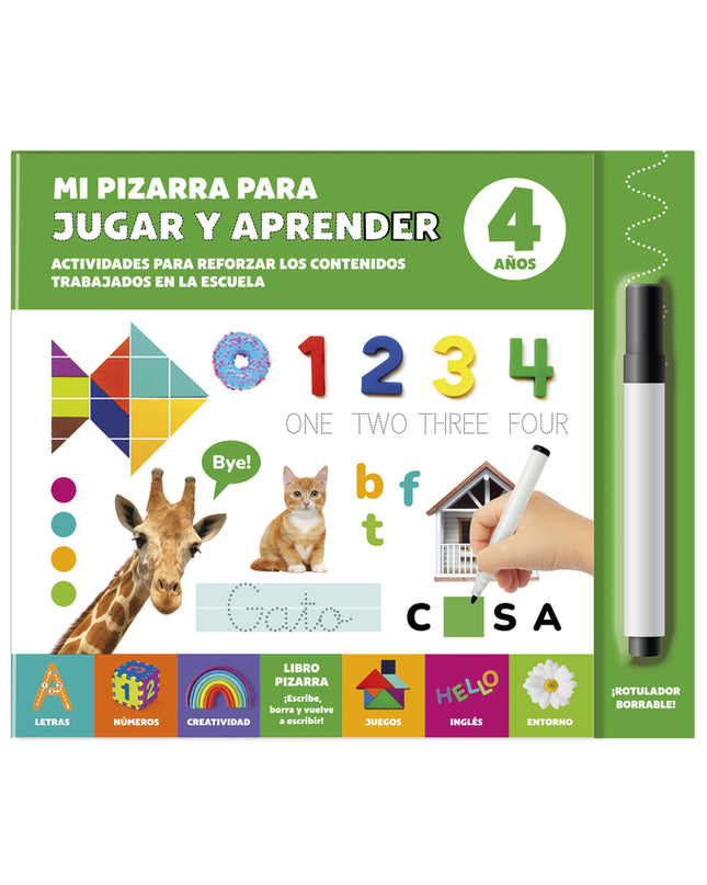 Mi Pizarra Para Jugar Y Aprender 4 Años