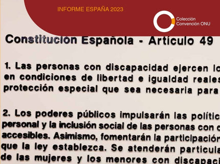 Derechos Humanos Y Discapacidad