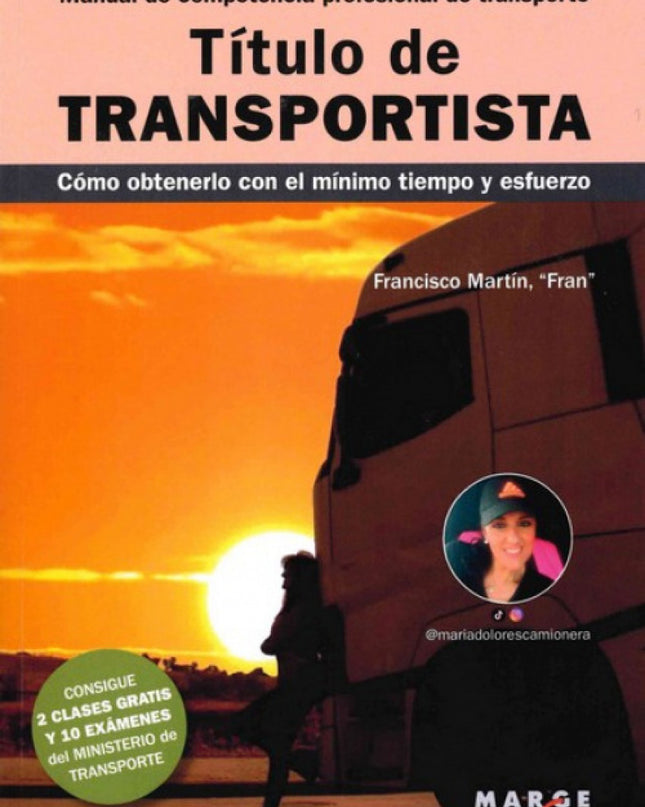 Título De Transportista. Manual De Competencia Profesional De Transporte