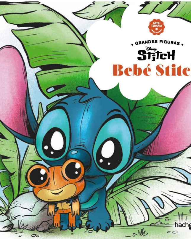 Arteterapia, Dibujos Antiestrés. Grandes Figuras: Bebé Stitch