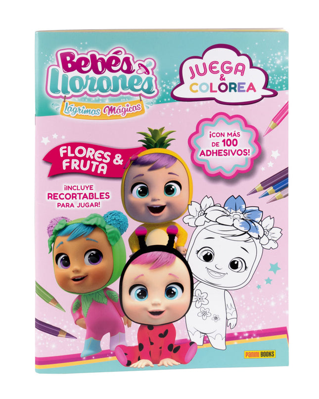 ¡juega Y Colorea Con Los Bebés! Flores