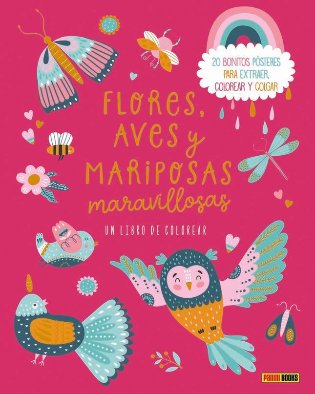 Flores, Aves Y Mariposas Maravillosas