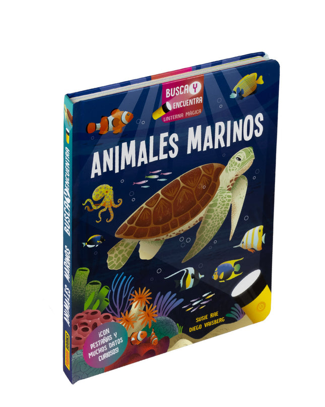 Busca Y Encuentra Linterna Mágica - Animales Marinos