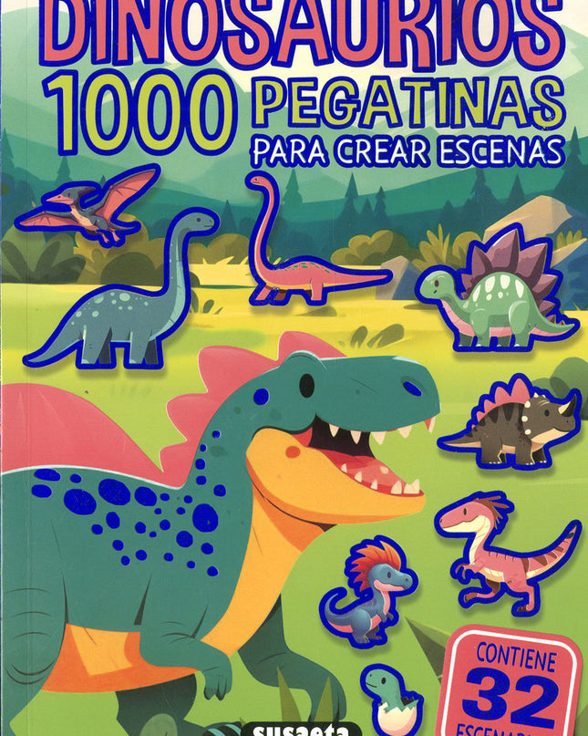 Dinosaurios. 1000 Pegatinas Para Crear Escenas