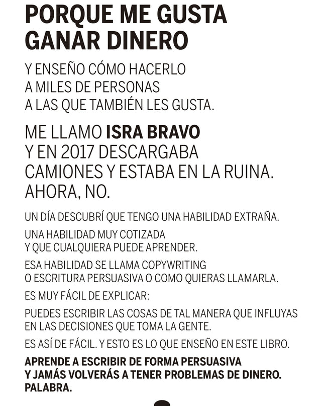 Escribo Porque Me Gusta Ganar Dinero