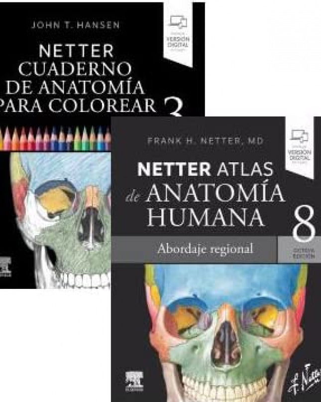 Pack Cuaderno Anatomia Colorear 3ª Ed Atlas Anatomia Humana