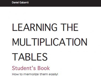 Learning The Multiplicatión Tables