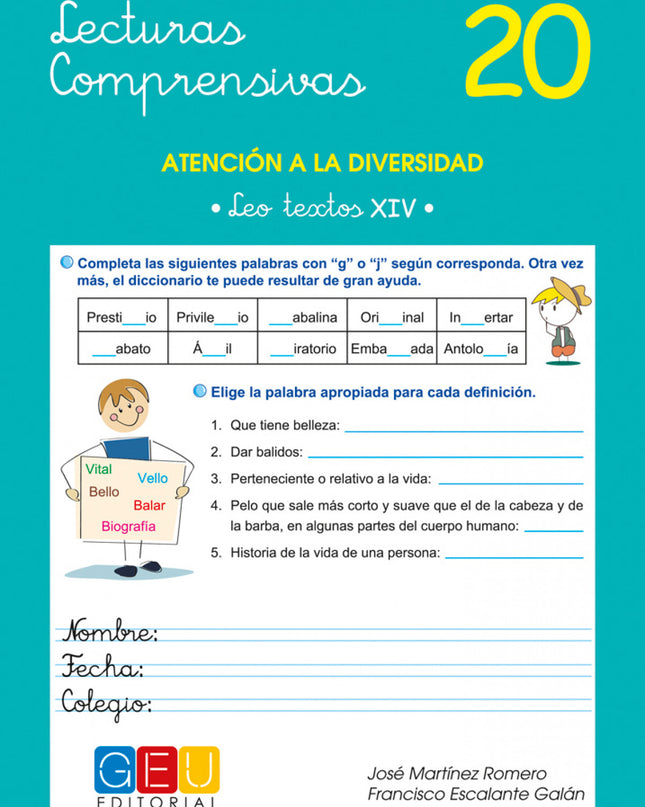 Lecturas Comprensivas 20
