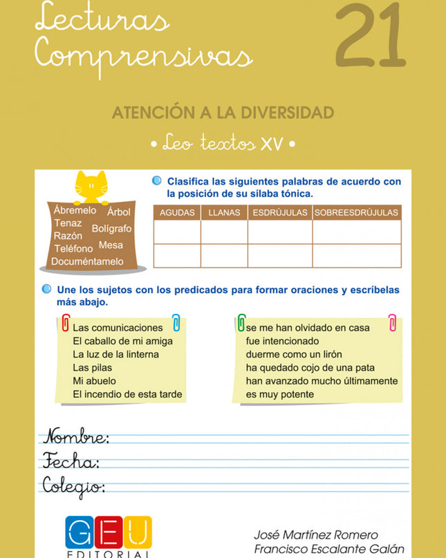 Lecturas Comprensivas 21