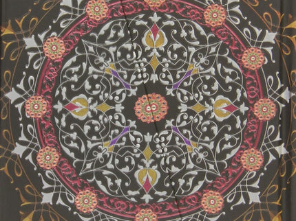 Cuaderno Mandala Negro Iman