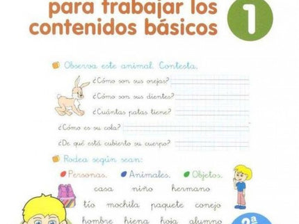 10 Sesiones Para Trabajar Los Contenido Básicos : Lengua Y Matemáticas 1