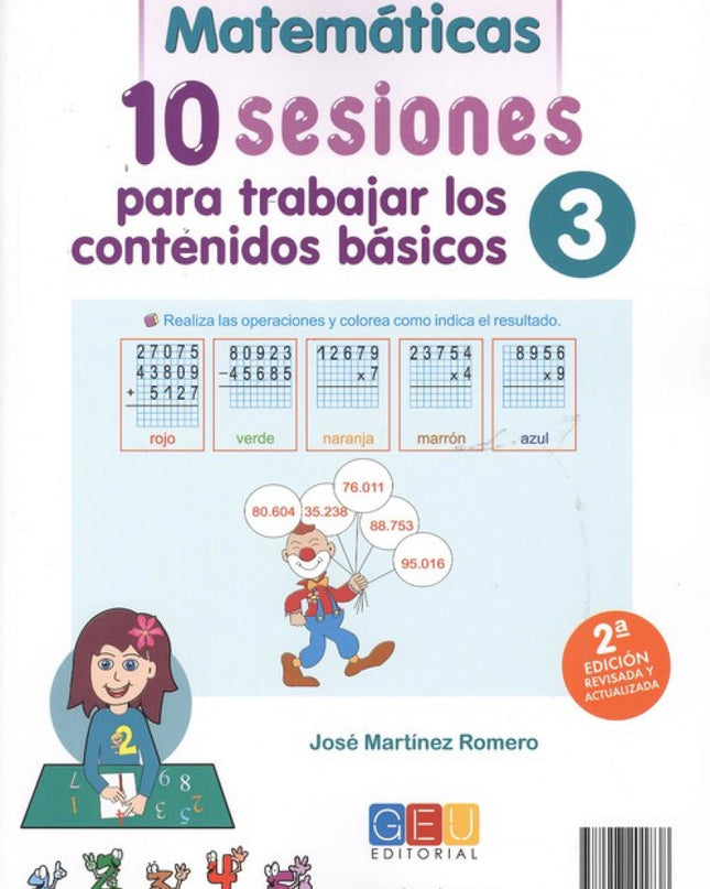 10 Sesiones Para Trabajar Los Contenidos Básicos. Cuaderno 3