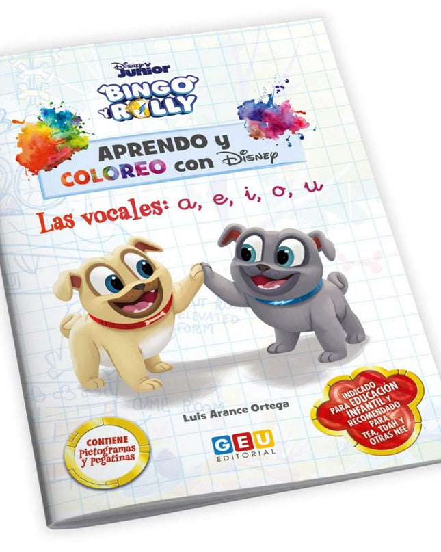 Aprendo Y Coloreo Con Disney Vocales