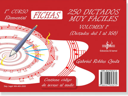 Pack 250 Dictados Muy Fáciles Volumen 1