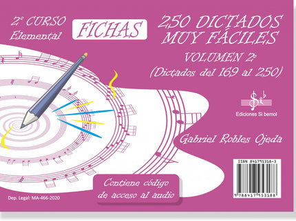 Pack 250 Dictados Muy Fáciles Volumen 2