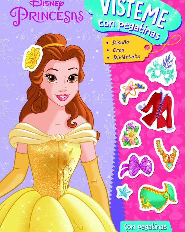 Princesas. Vísteme Con Pegatinas