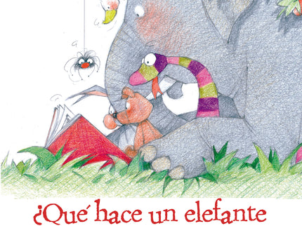 ¿qué Hace Un Elefante Bajo El Manzano?
