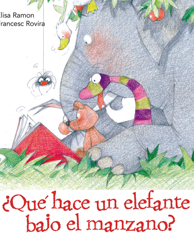 ¿qué Hace Un Elefante Bajo El Manzano?