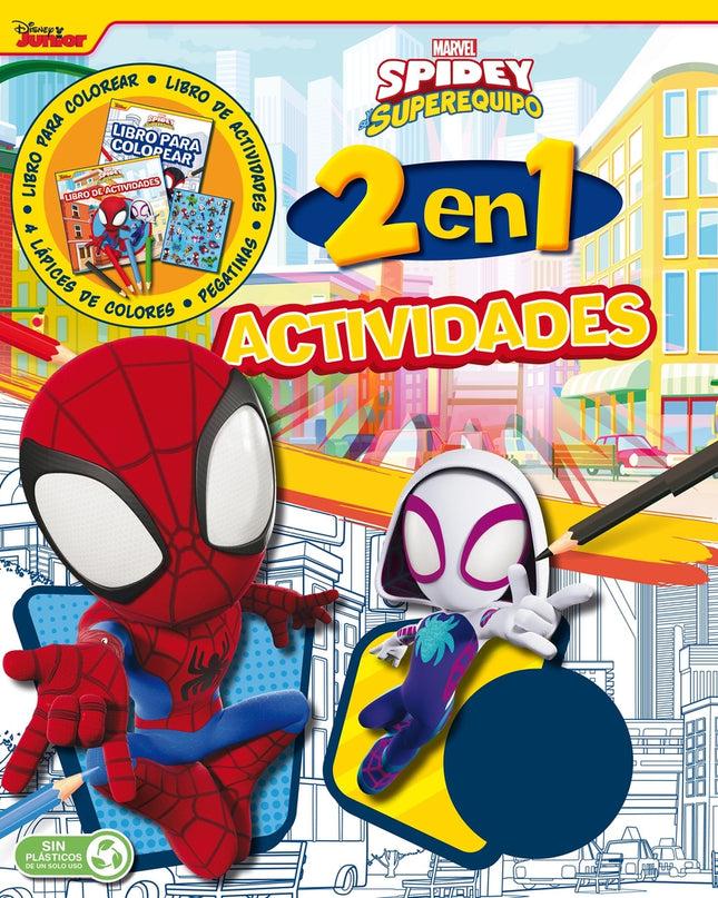 Spidey Y Su Superequipo. Actividades 2 En 1