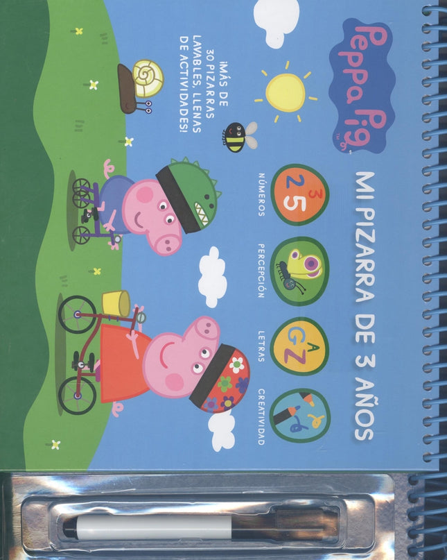 Peppa Pig - Mi Pizarra De 3 Años