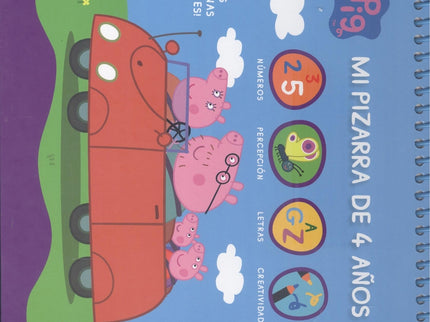 Peppa Pig - Mi Pizarra De 4 Años