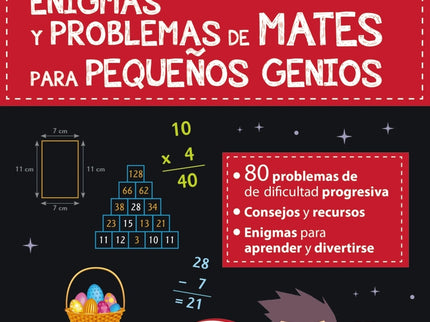 Enigmas Y Problemas De Mates Para Pequeños Genios (8-9 Años)