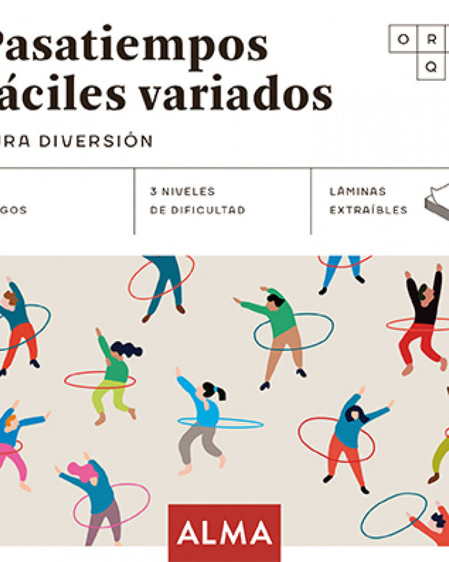 Pasatiempos Fáciles Variados. Pura Diversión